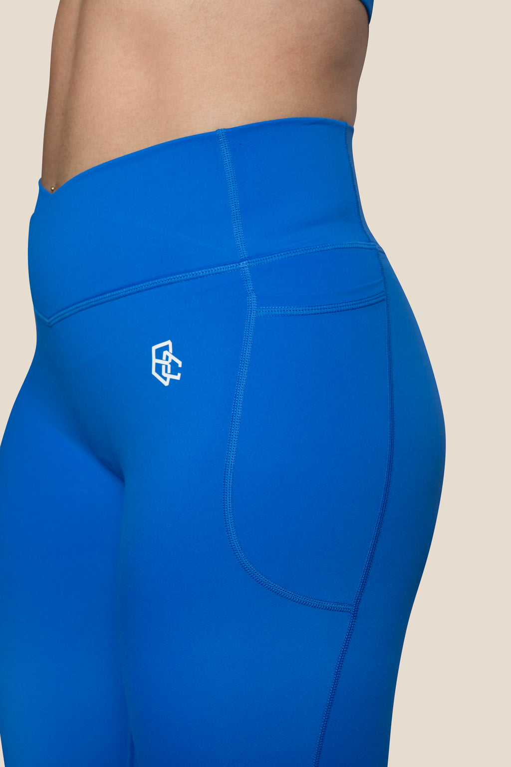 Leggin Largo V-Shape Bolsillo AZUL