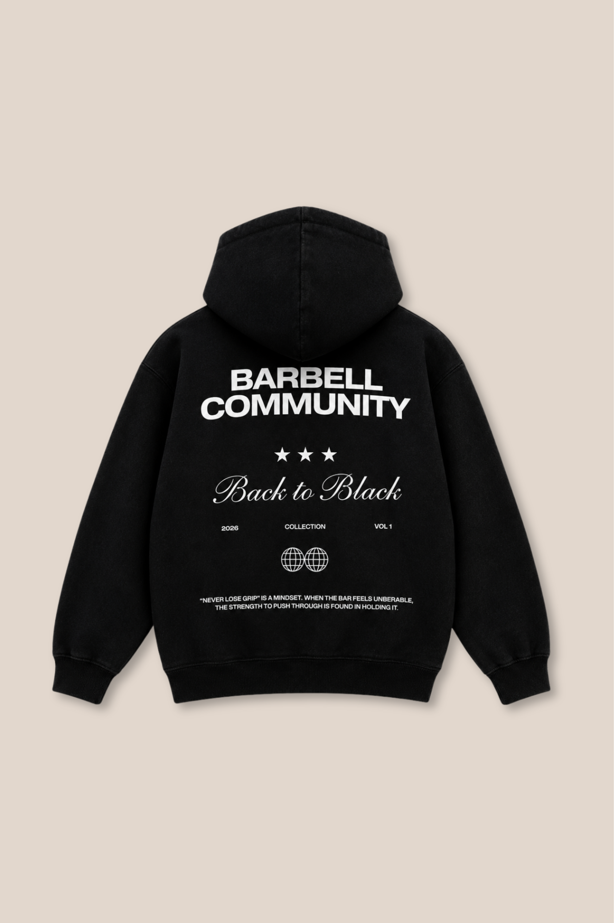 Sudadera Back to Black
